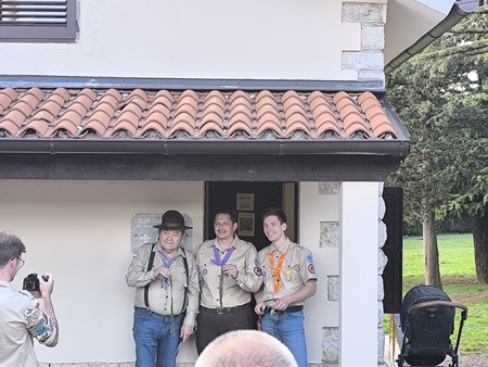 Otvoritev taborniške hiške